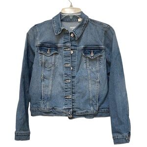 Denizen by Levi's Women's Blue Jean Jacket Classic Denim Style Size XL